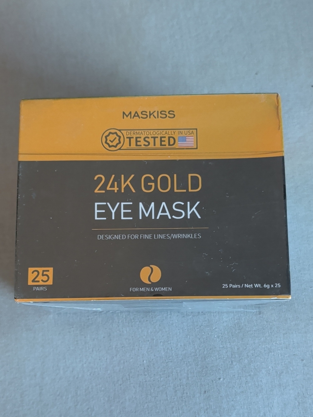 Maskiss 24K Gold Eye Mask - (25 Pairs)
